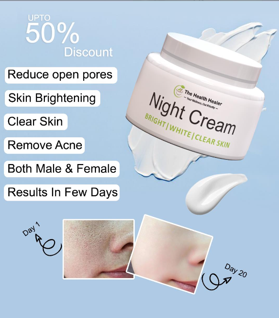 The Health Healer Extreme Strong Whitening Night Cream
