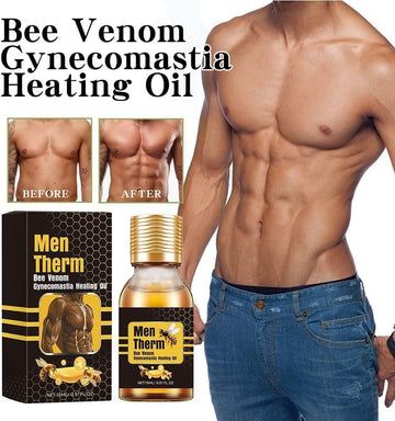 Men Therm Bee Venom Gynecomastia Heating Oil - Free Delivery
